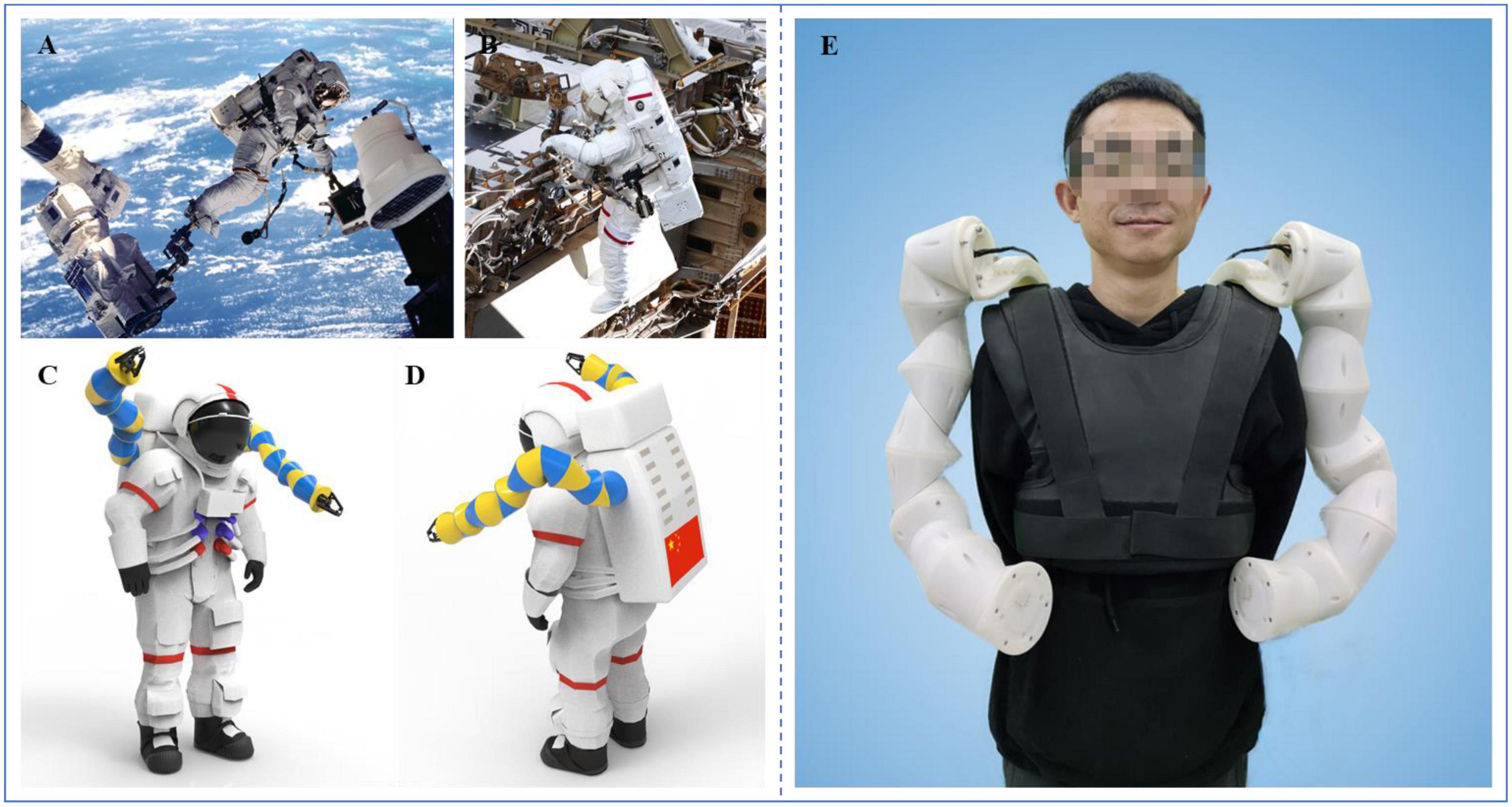Reinforcement learning based variable damping control of wearable robotic limbs for maintaining astronaut pose during extravehicular activity